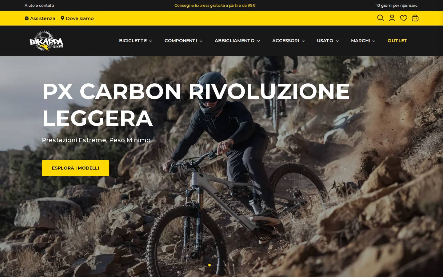 bikappabikes.com homepage screenshot