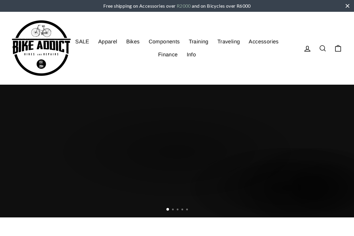 Bike Addict homepage screenshot