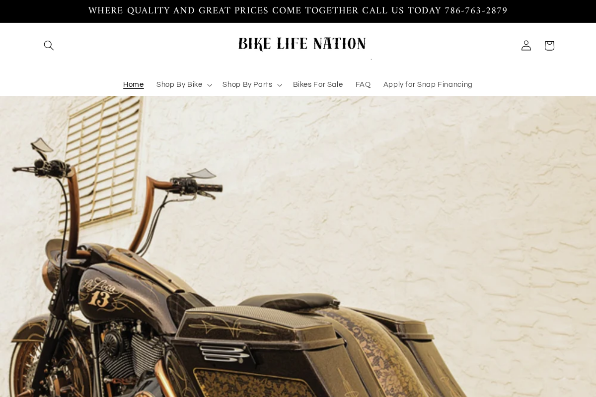 Bike Life Nation homepage screenshot