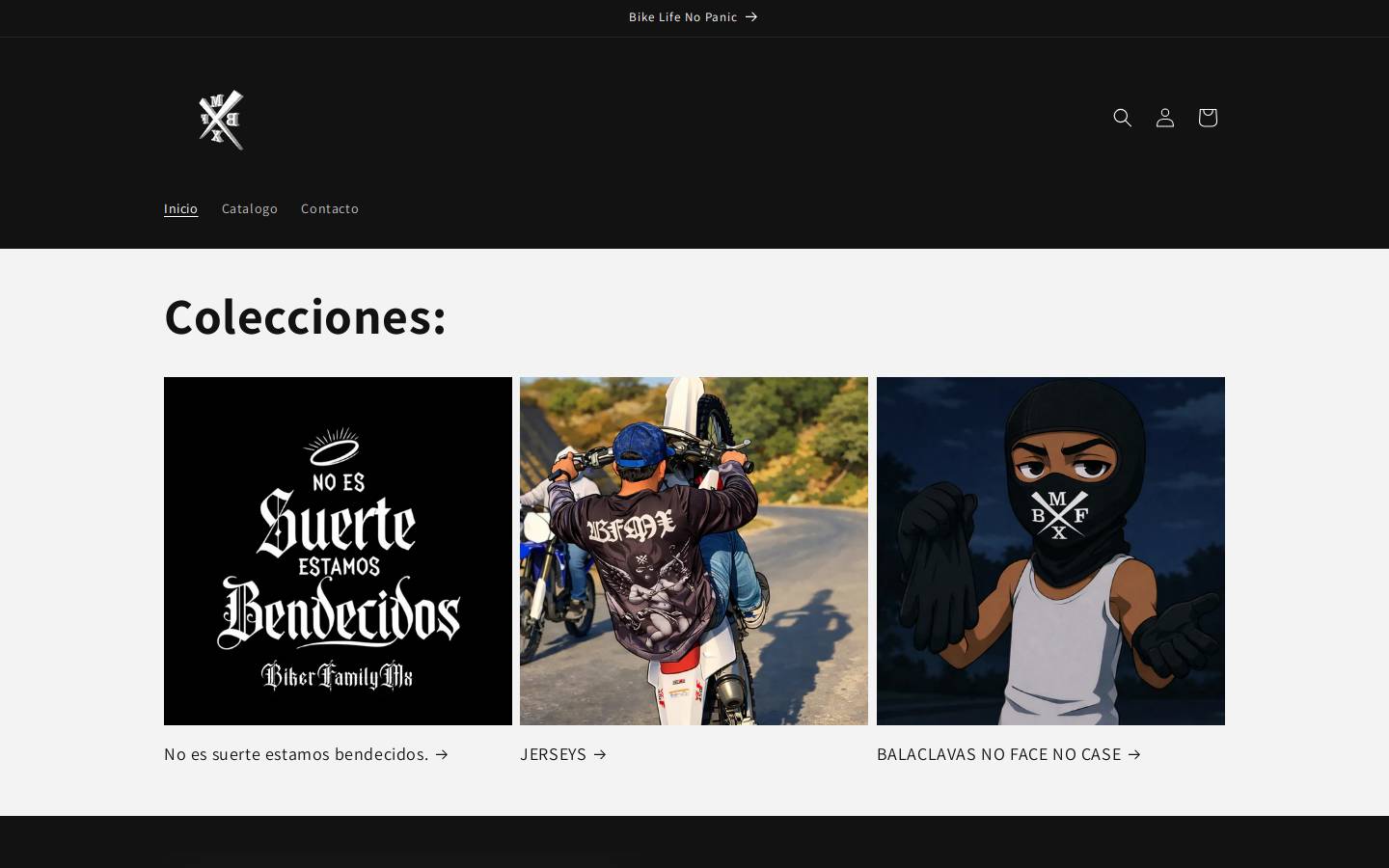 bikerfamilymx.com homepage screenshot