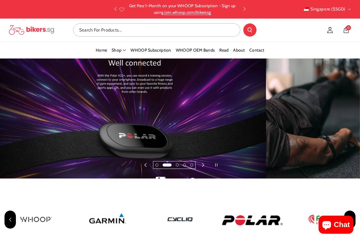 bikers.com homepage screenshot