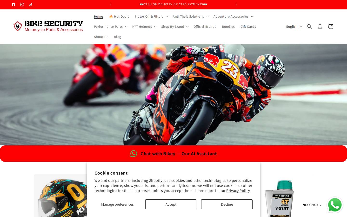 bikesecurityme.com homepage screenshot