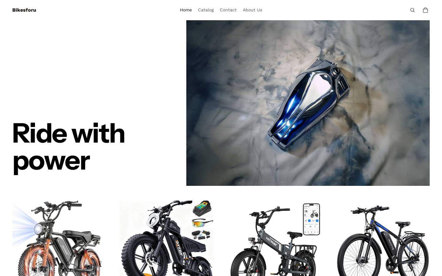 bikesforu.com homepage screenshot