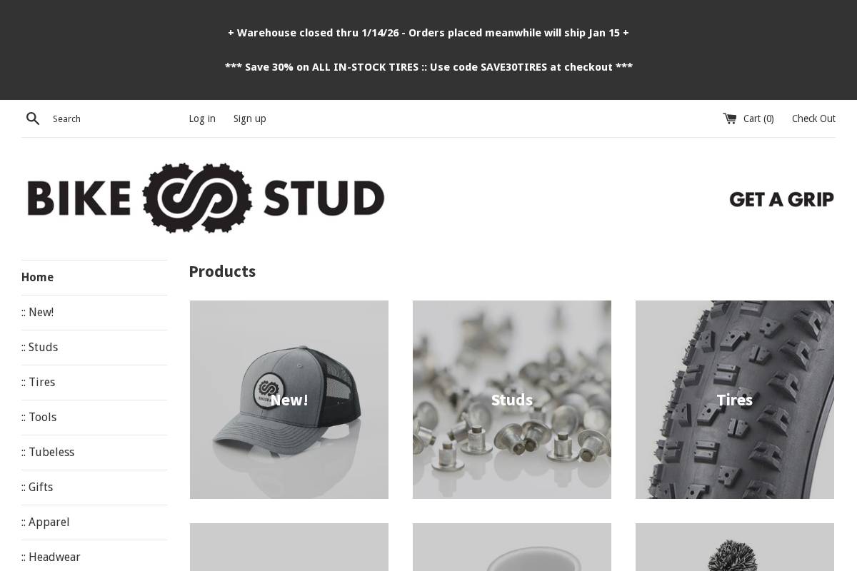 bikestud.com homepage screenshot