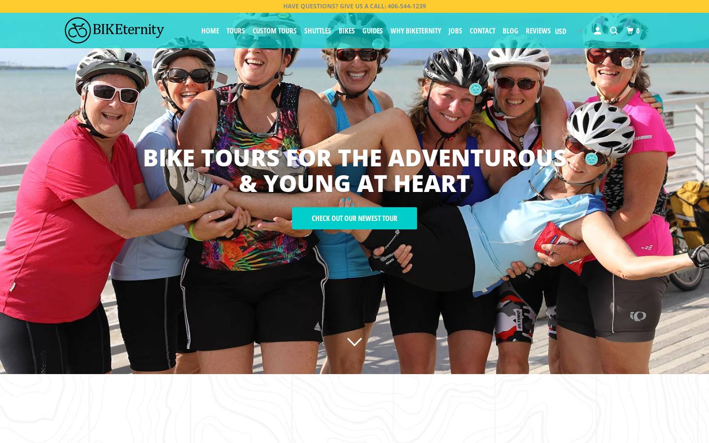 biketernity.com homepage screenshot