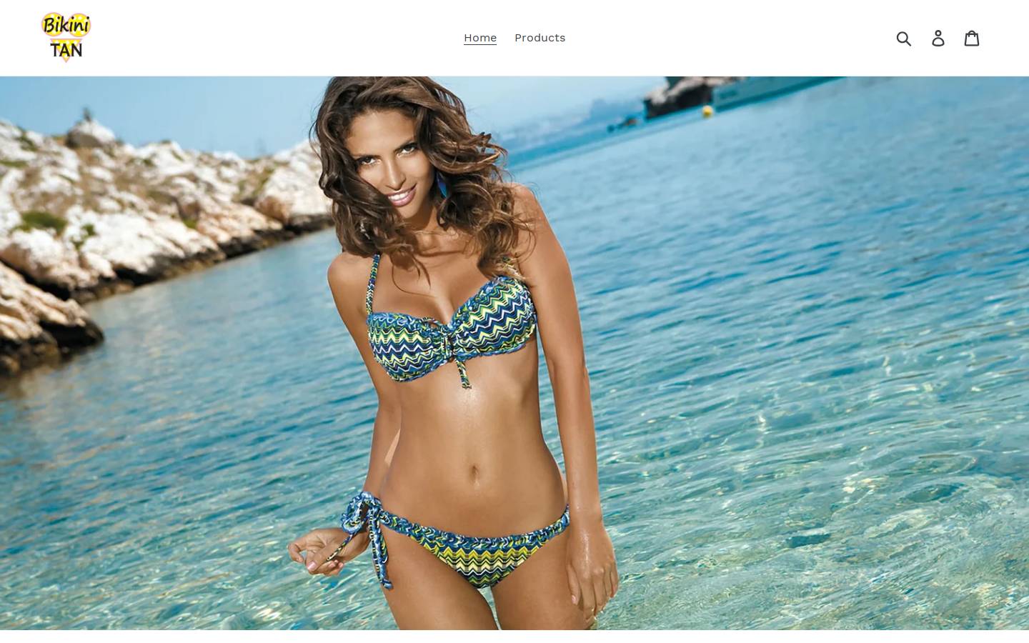 bikini-tan.com homepage screenshot