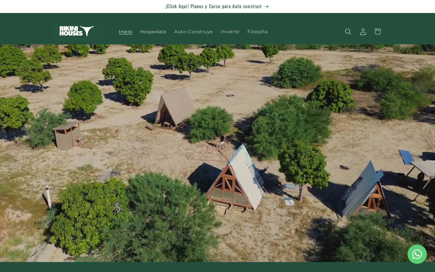 bikinihouses.com homepage screenshot