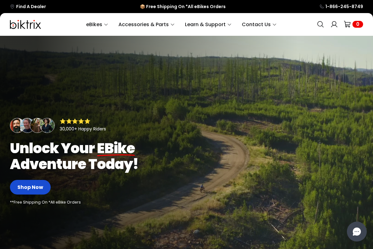 Biktrix homepage screenshot