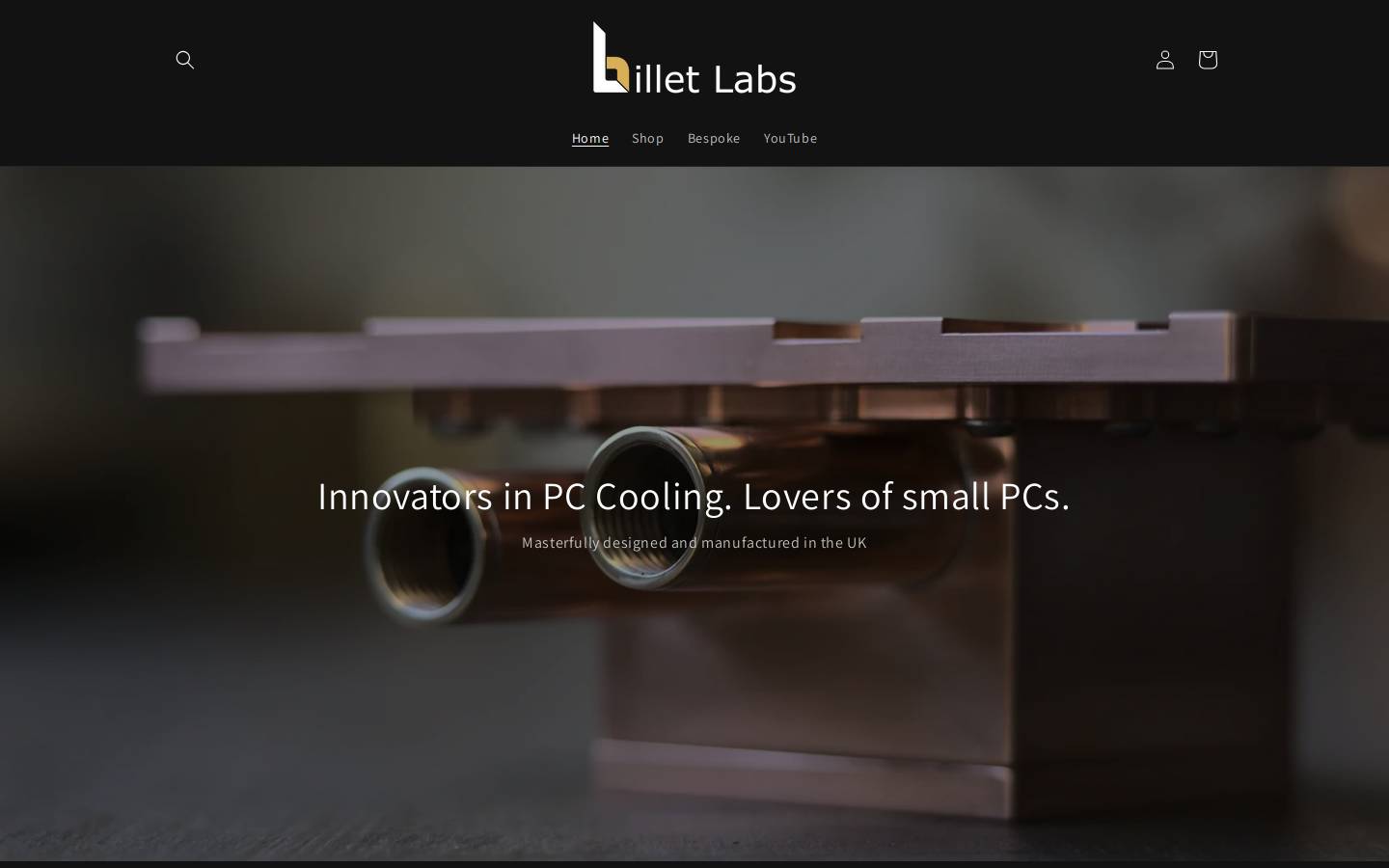 billetlabs.com homepage screenshot