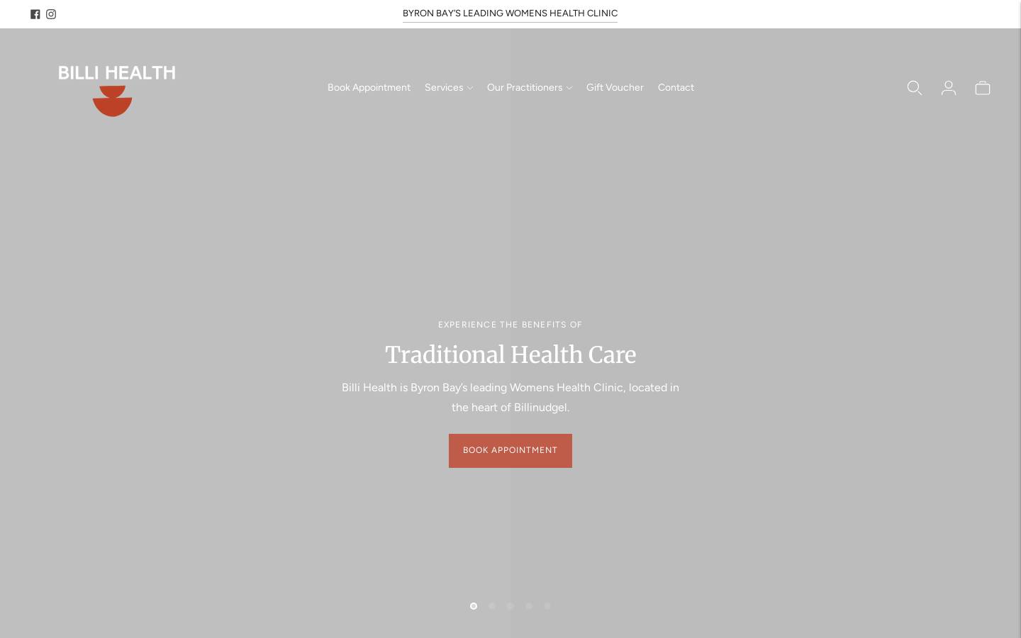 billihealth.com.au homepage screenshot