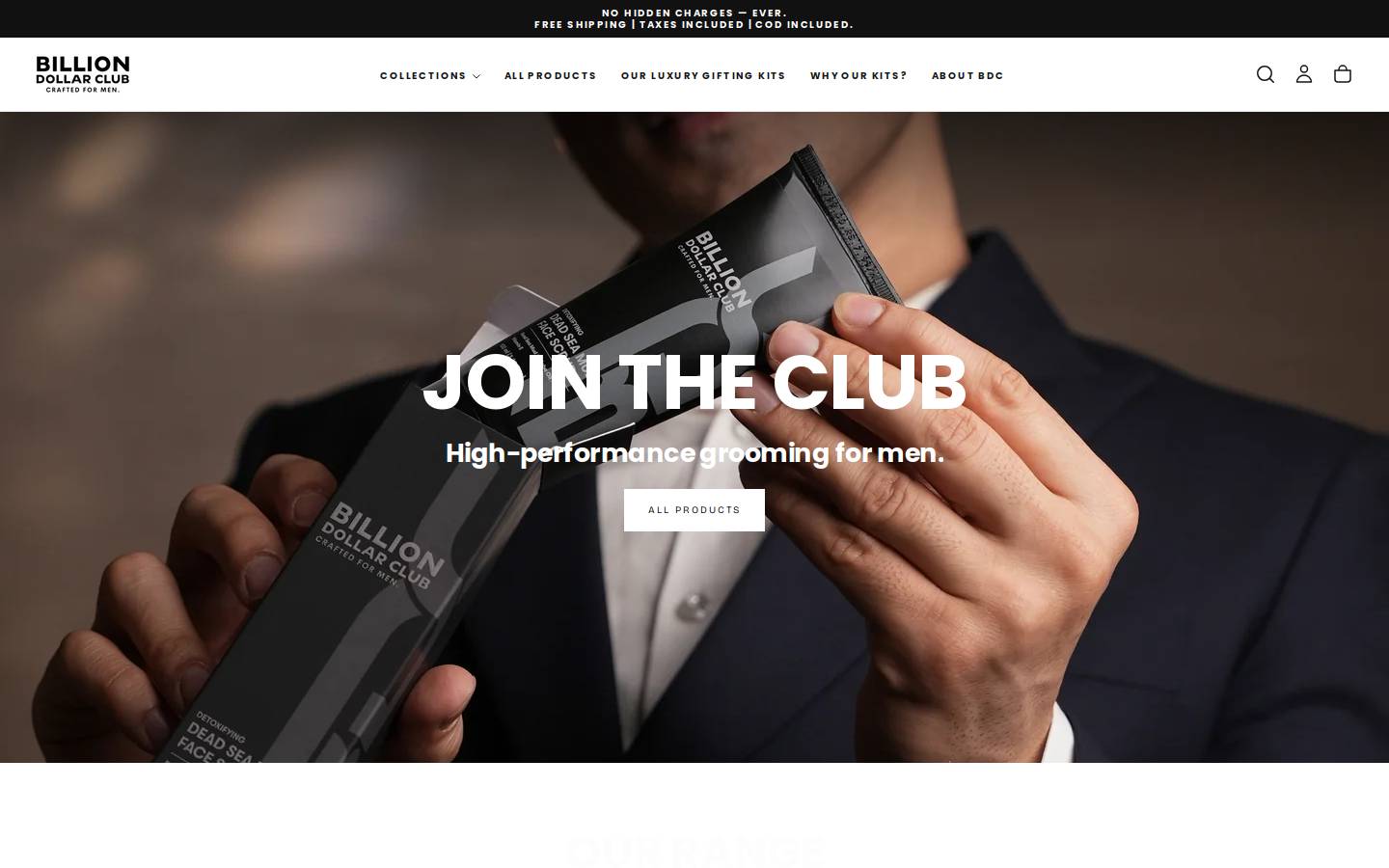 billiondollarclub.org homepage screenshot