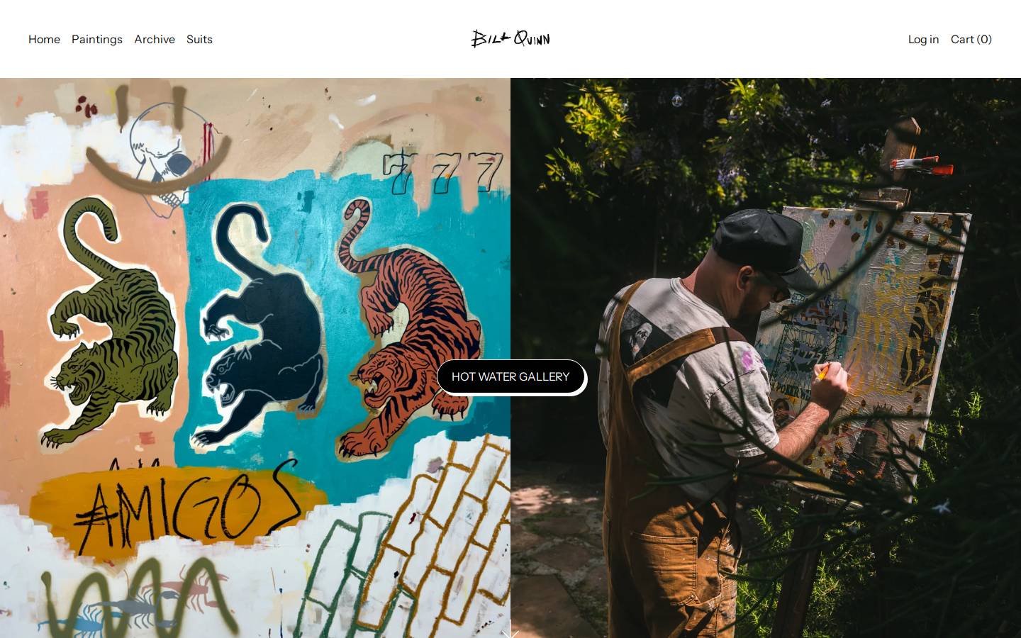 billquinnart.com homepage screenshot