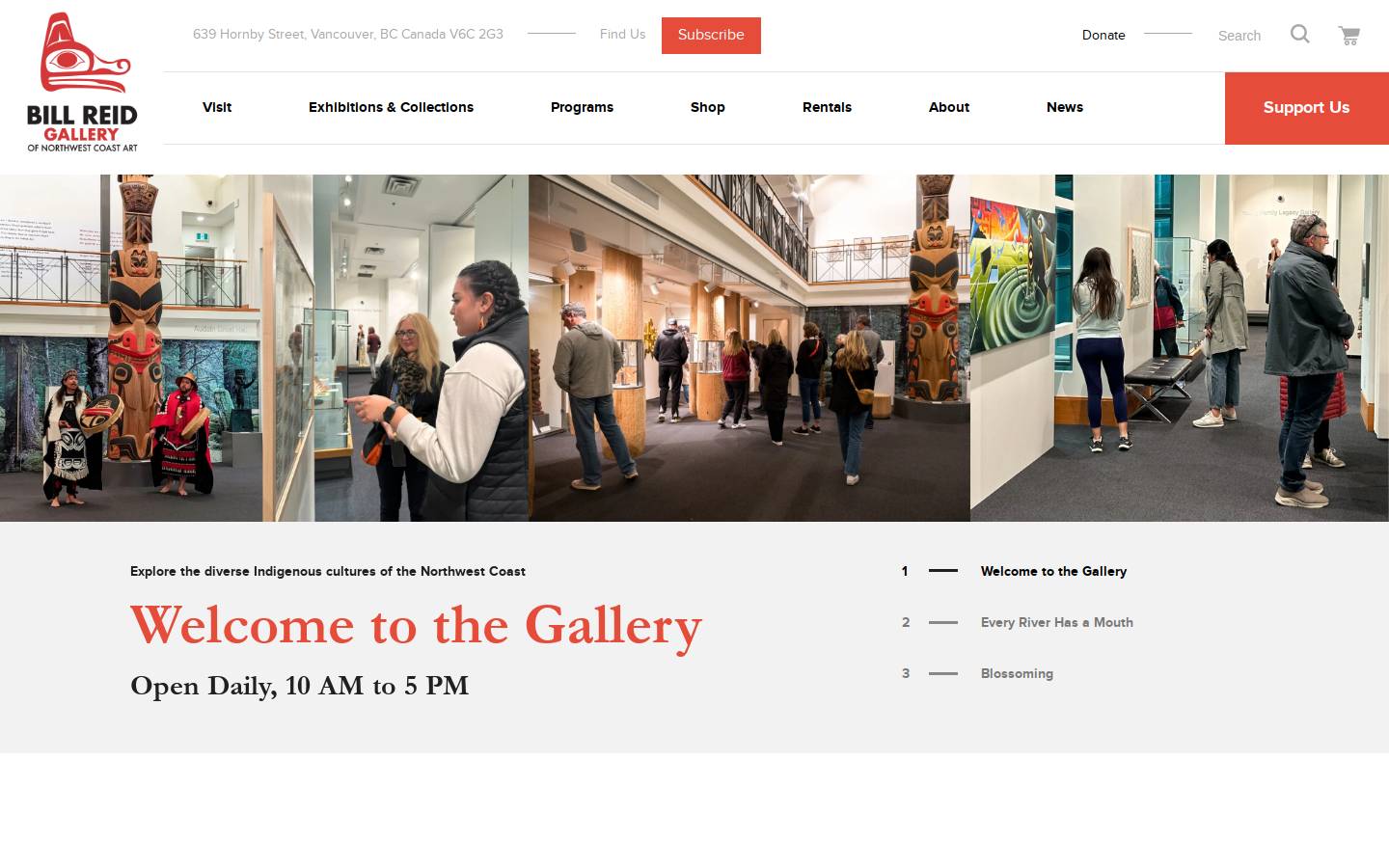 billreidgallery.ca homepage screenshot