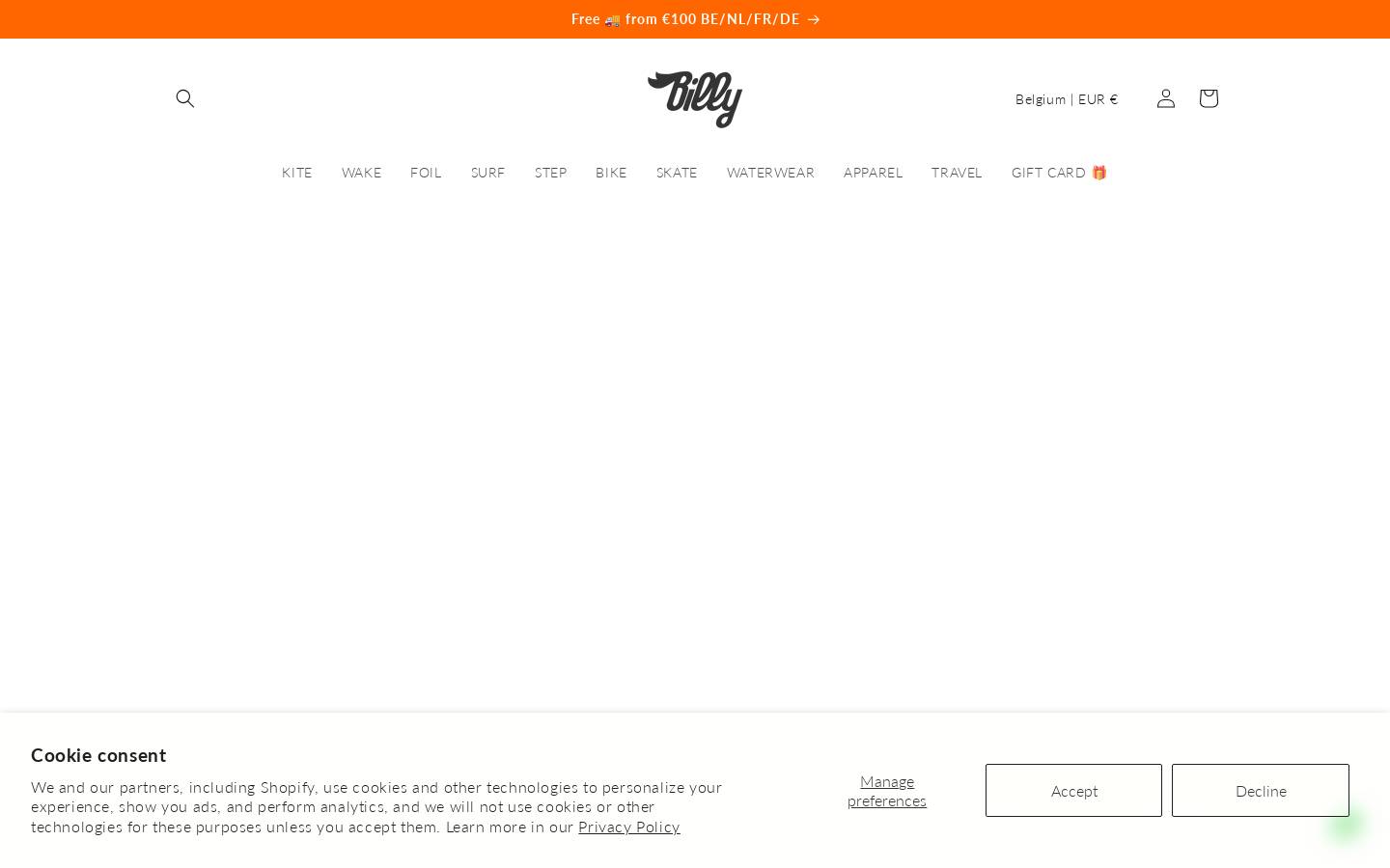 BILLY.BE homepage screenshot