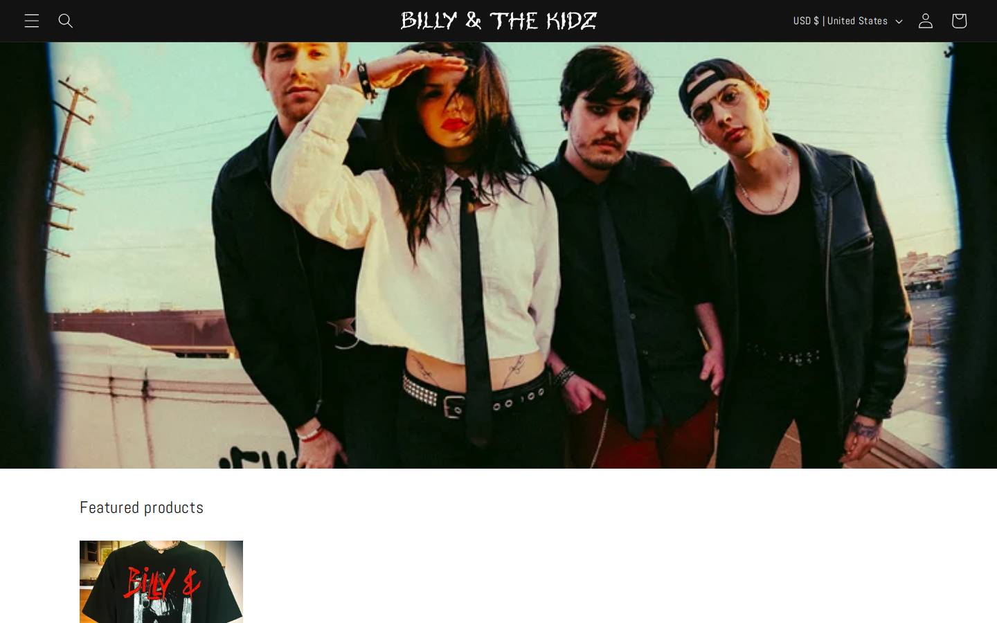billyandthekidz.com homepage screenshot