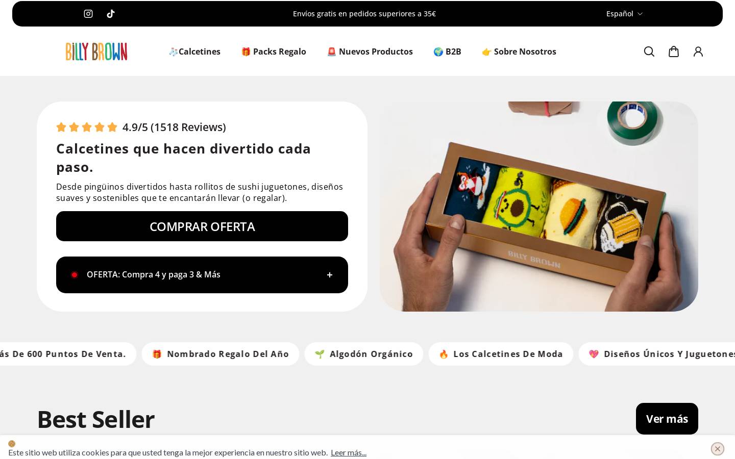 billybrown.shop homepage screenshot