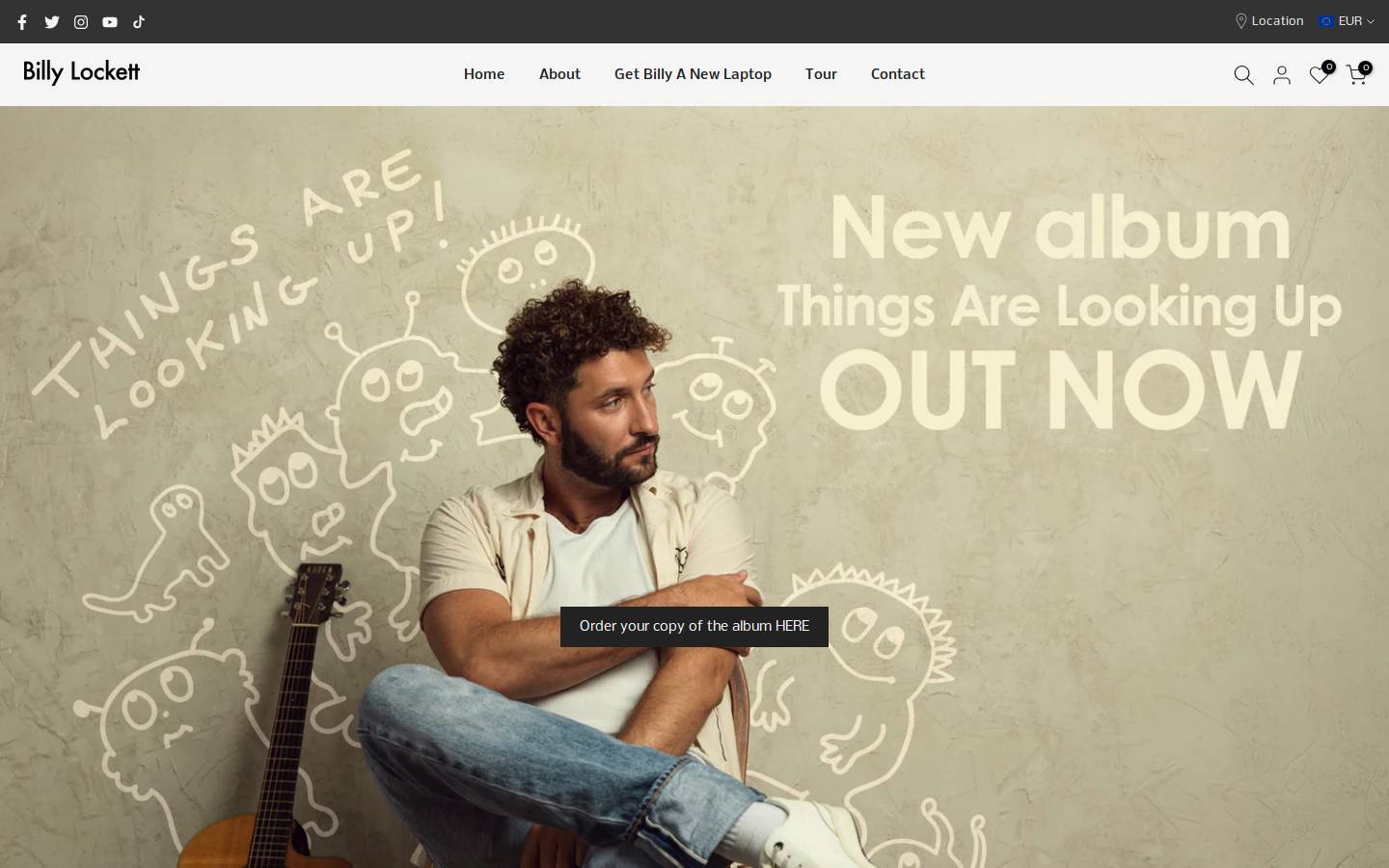 billylockett.com homepage screenshot