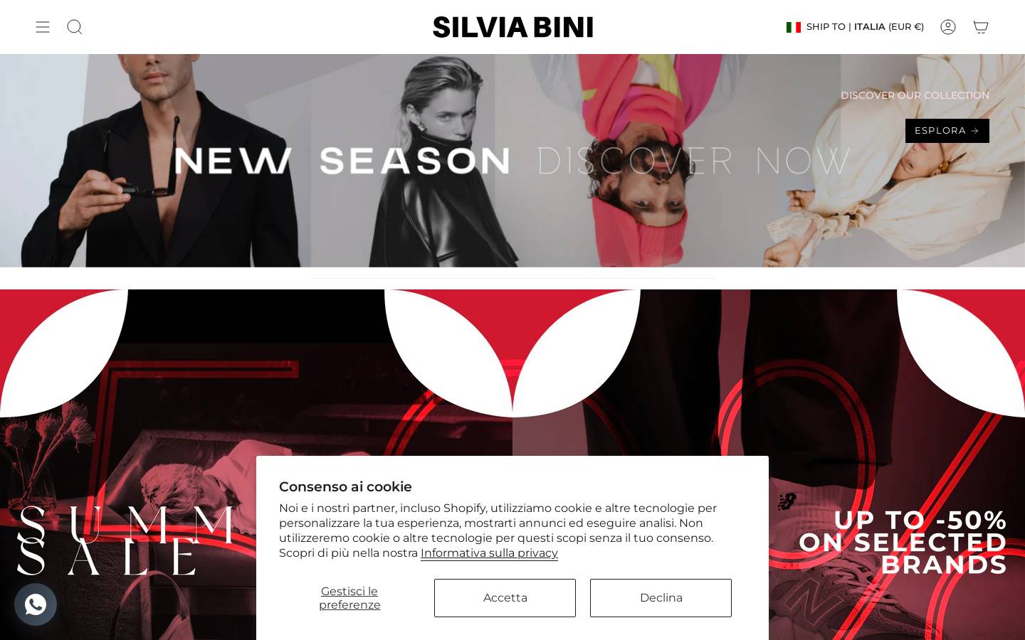 Binisilvia homepage screenshot
