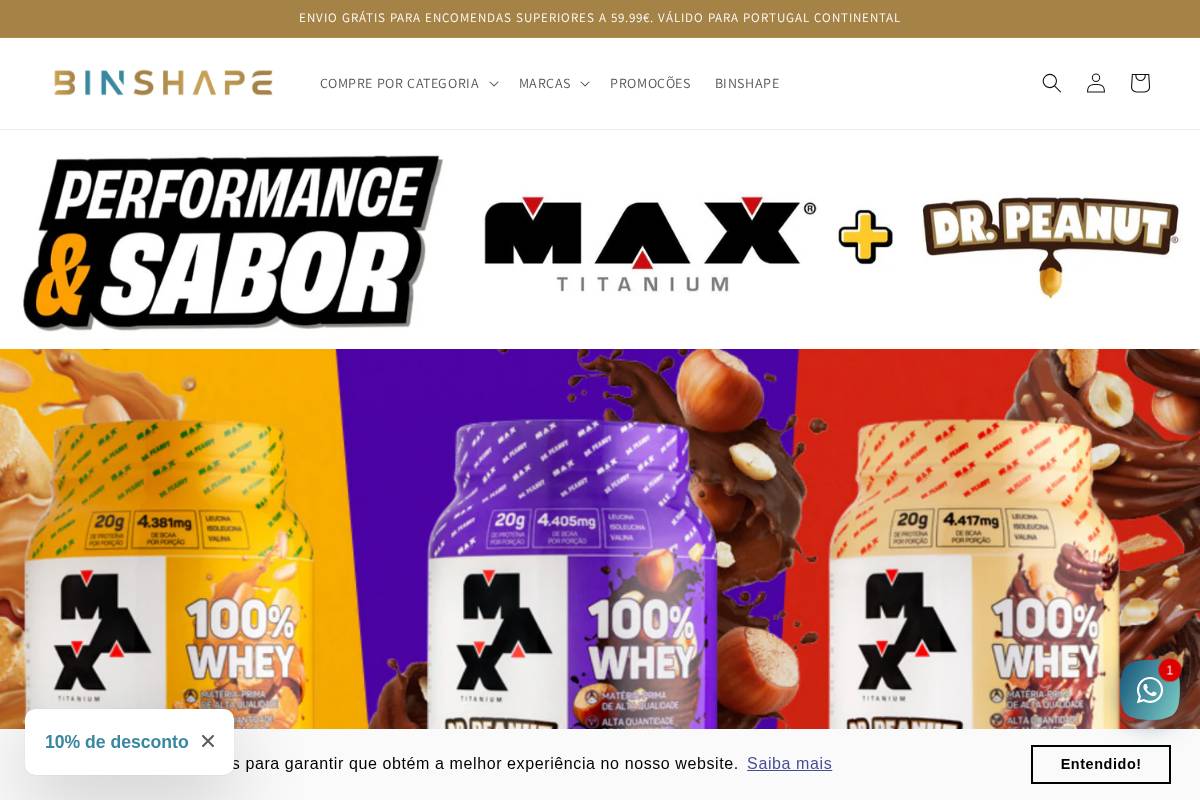 binshape.com homepage screenshot