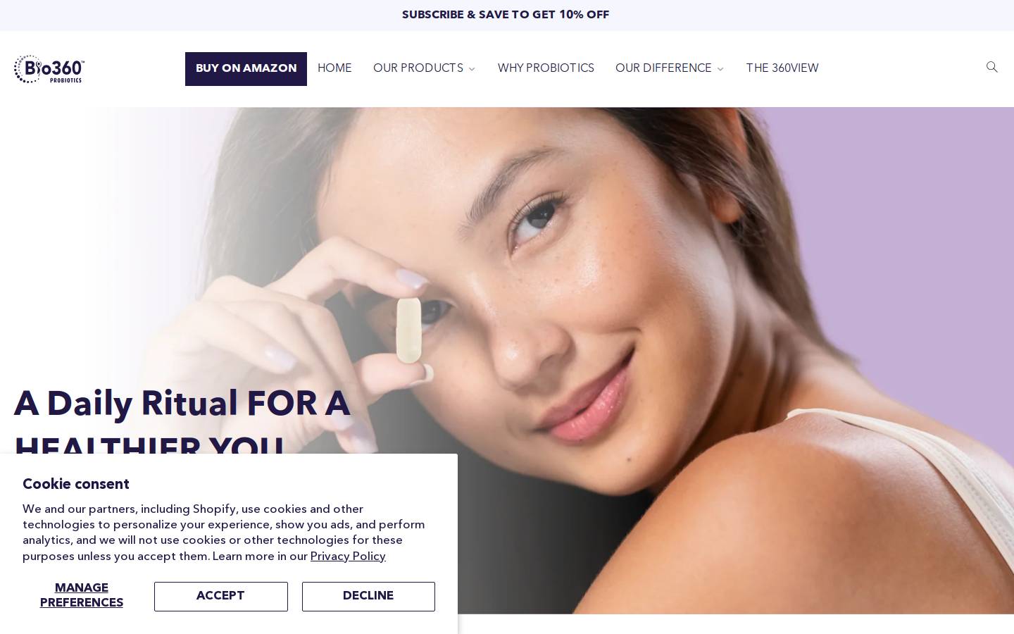 bio360.com homepage screenshot