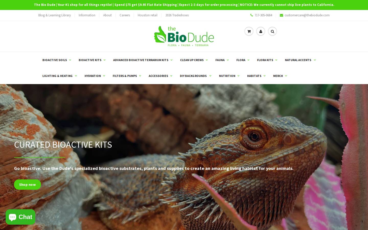 bioactivesupplies.com homepage screenshot