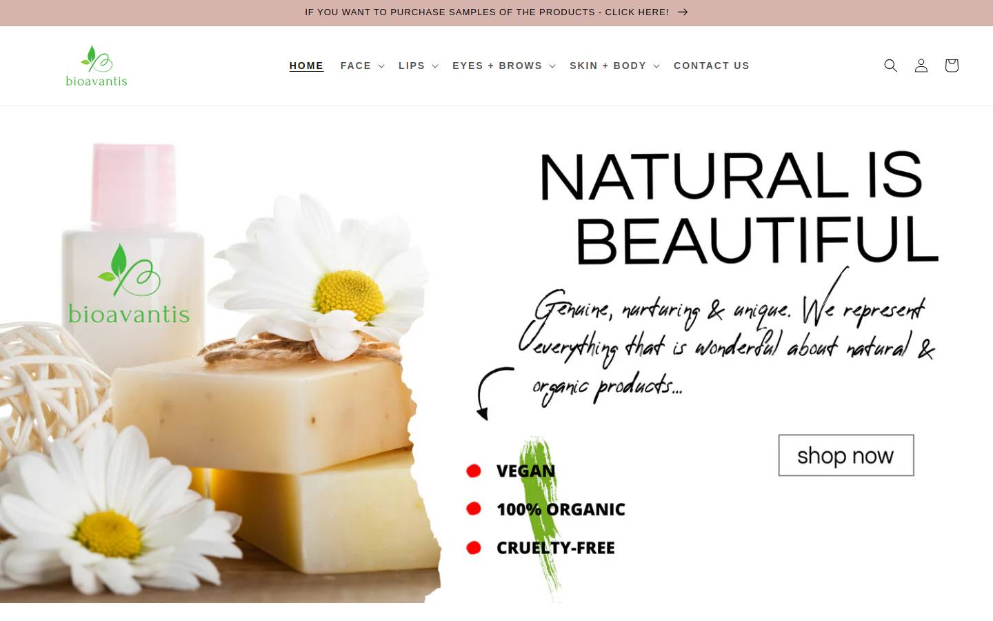 bioavantis.com homepage screenshot