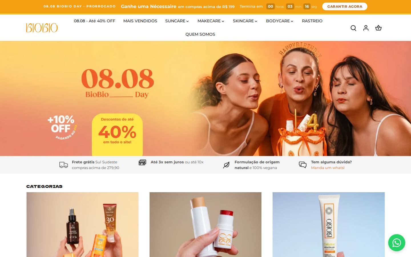 biobio.com.br homepage screenshot