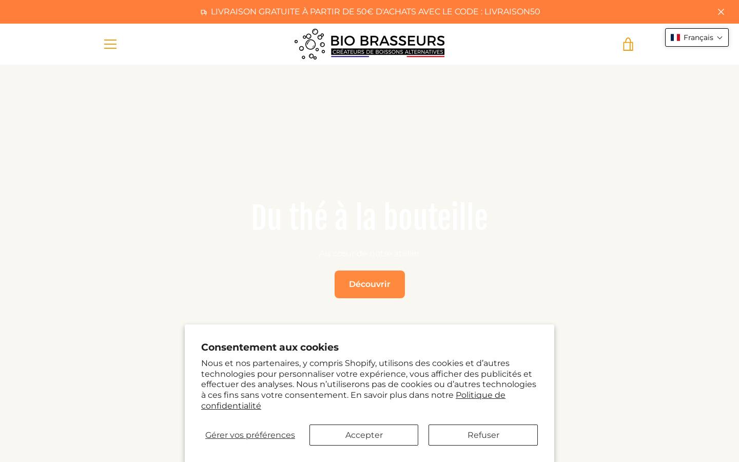 biobrasseurs.fr homepage screenshot