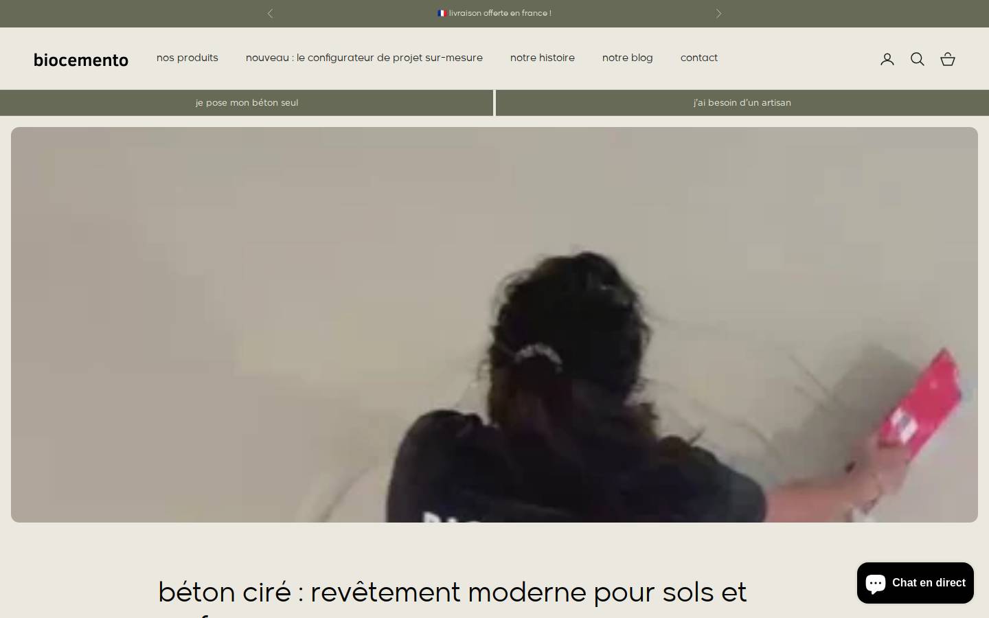 biocemento.com homepage screenshot