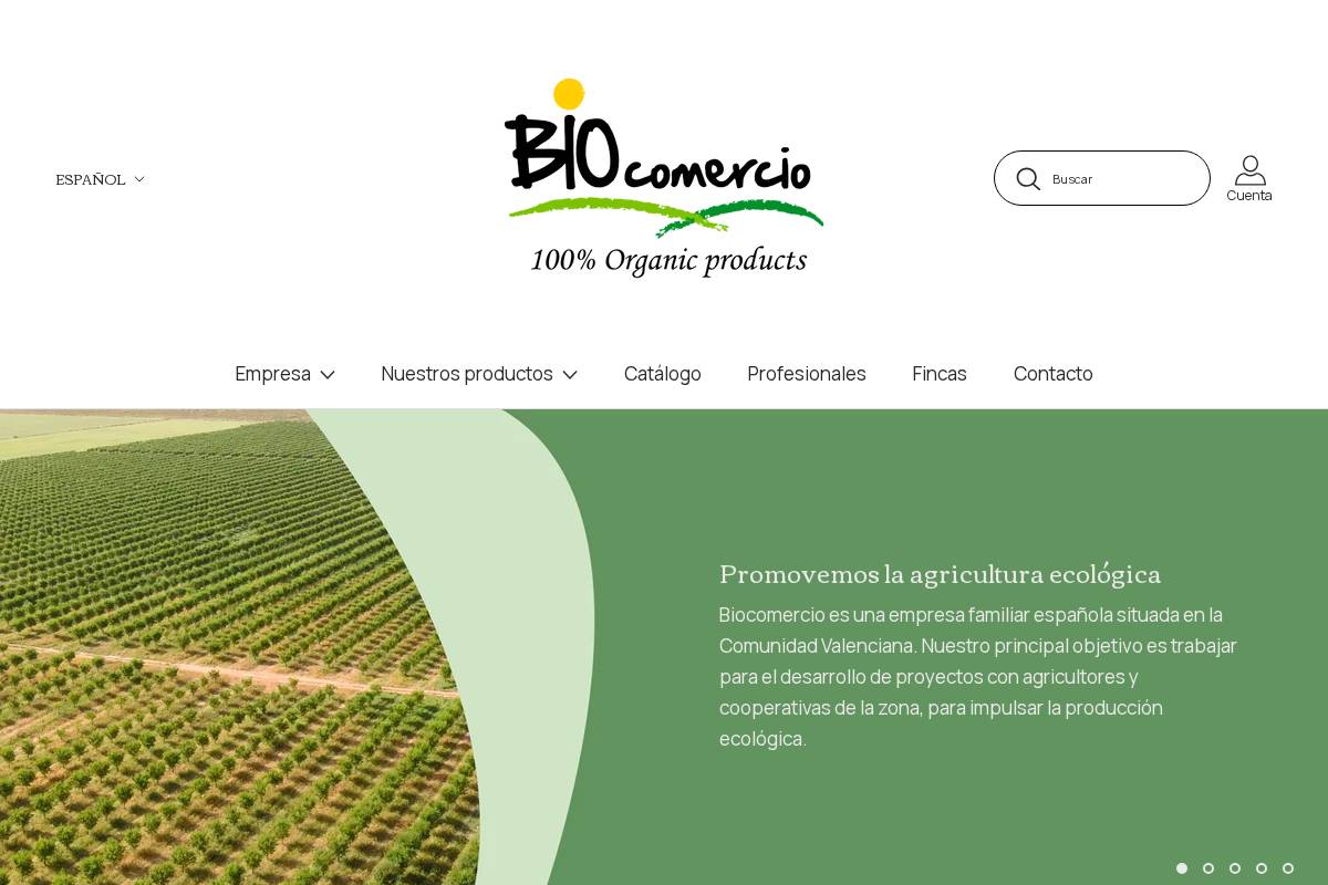 biocomercio.es homepage screenshot