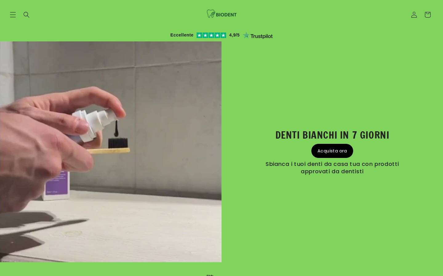 biodentitalia.com homepage screenshot