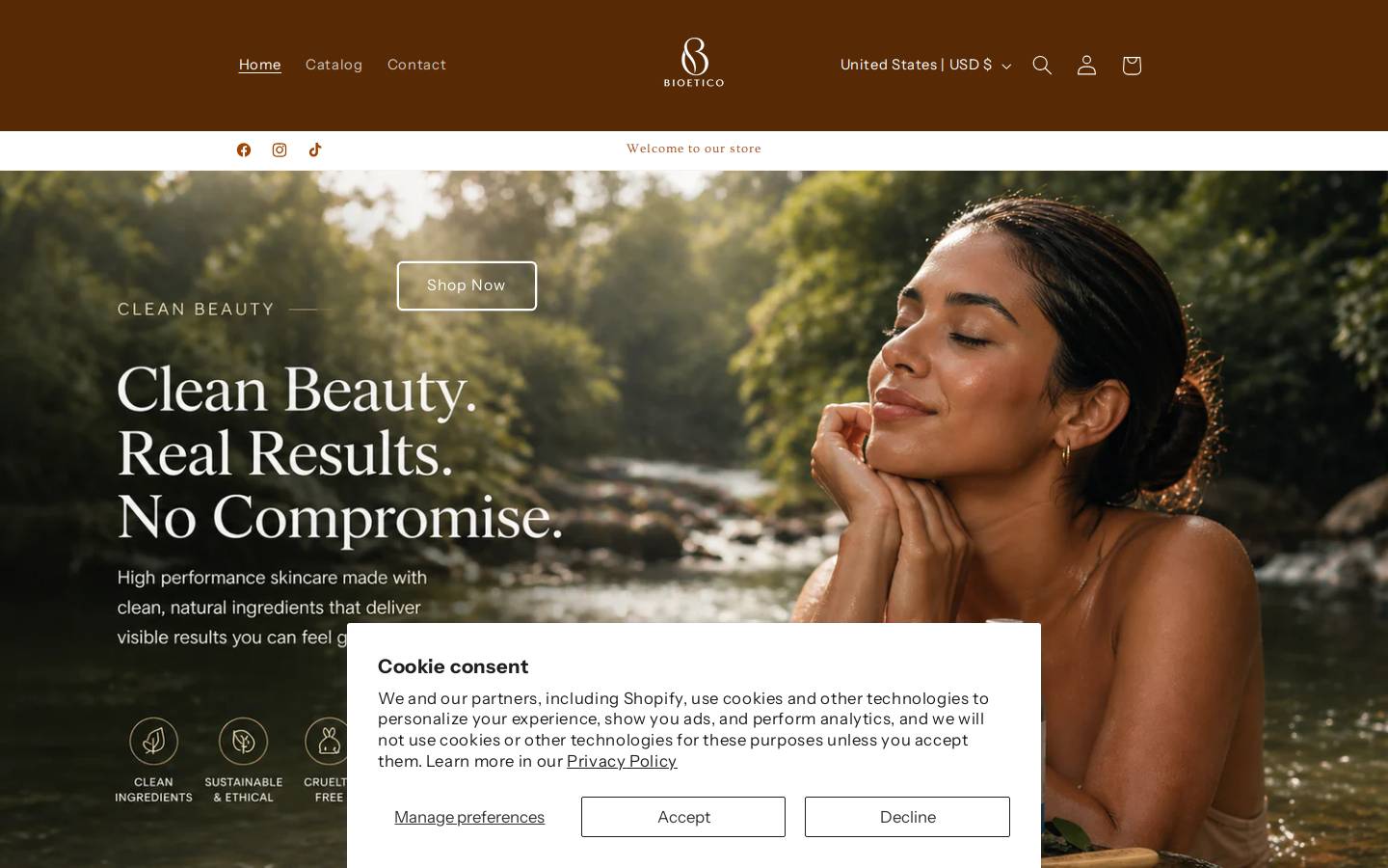bioetico.com homepage screenshot