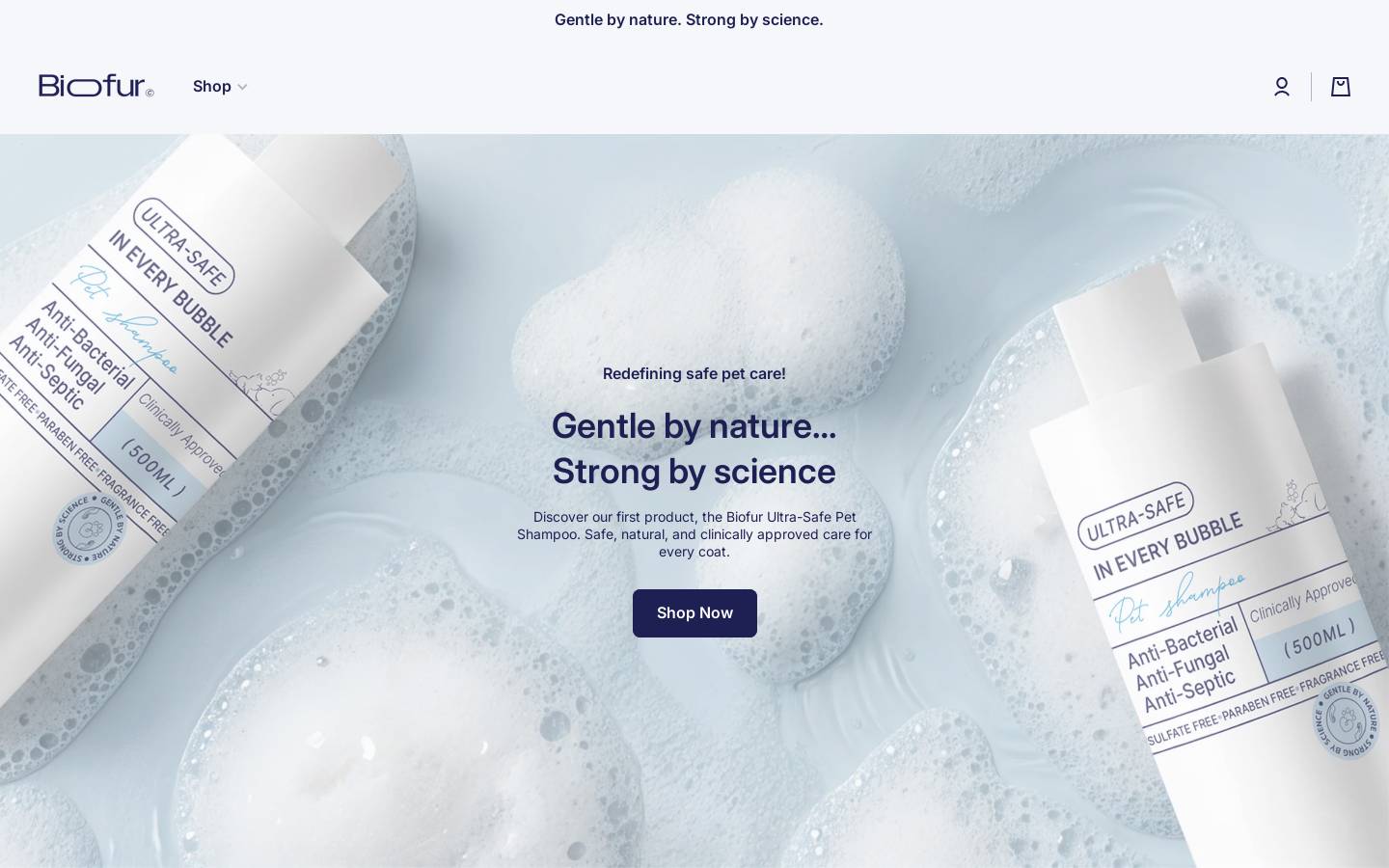 biofur.shop homepage screenshot