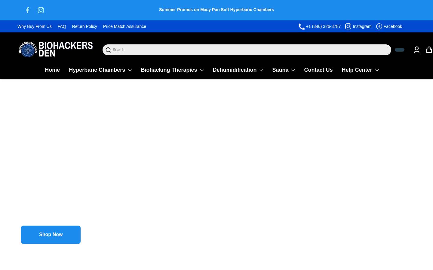 biohackersden.com homepage screenshot