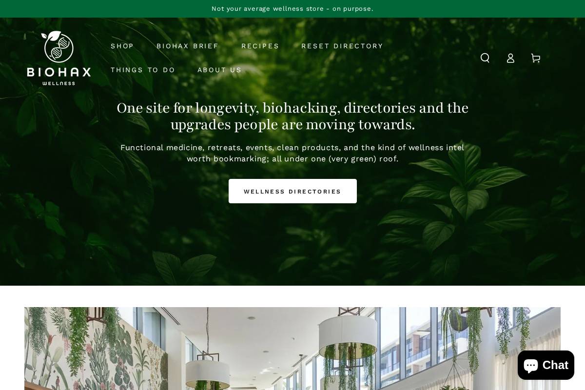 biohax.com.au homepage screenshot