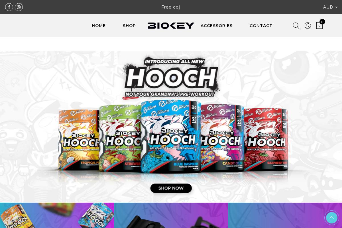 biokey.com.au homepage screenshot