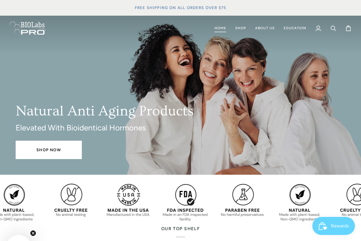 biolabspro.com homepage screenshot