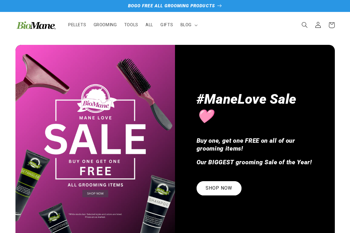 BioMane.com homepage screenshot