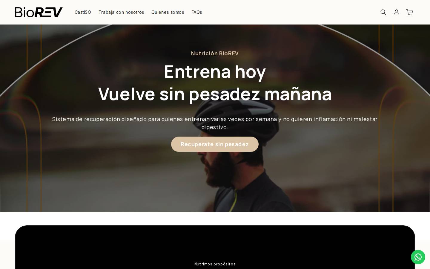 biorev.co homepage screenshot