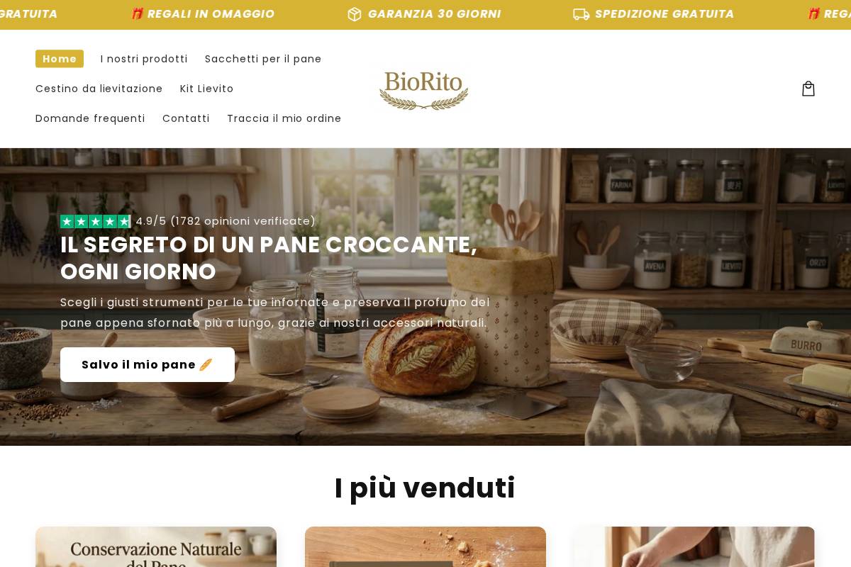 biorito.com homepage screenshot