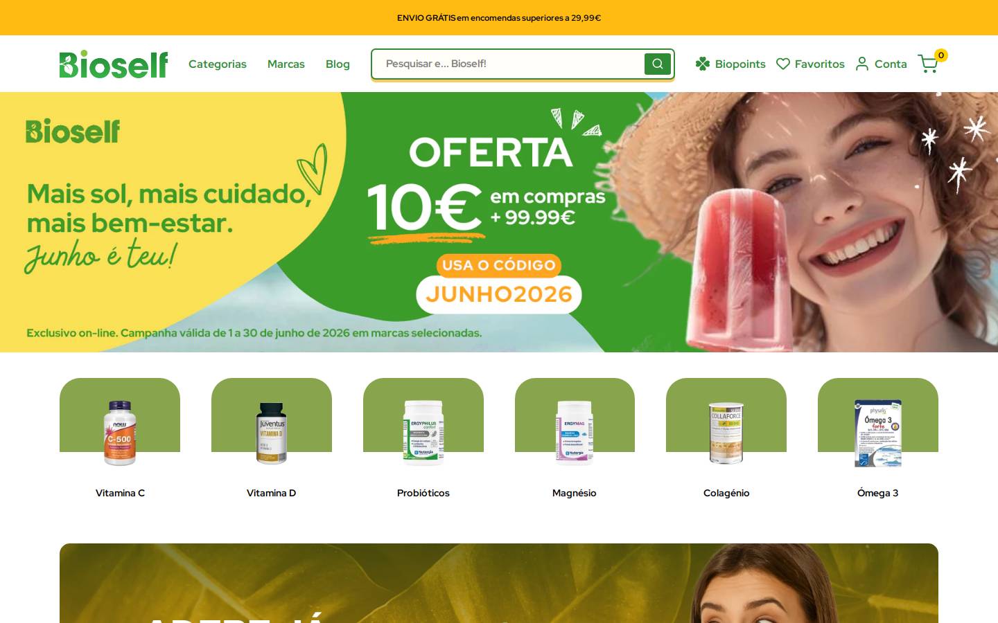 bioself.pt homepage screenshot