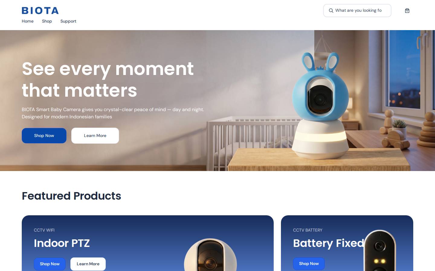 biotahome.com homepage screenshot