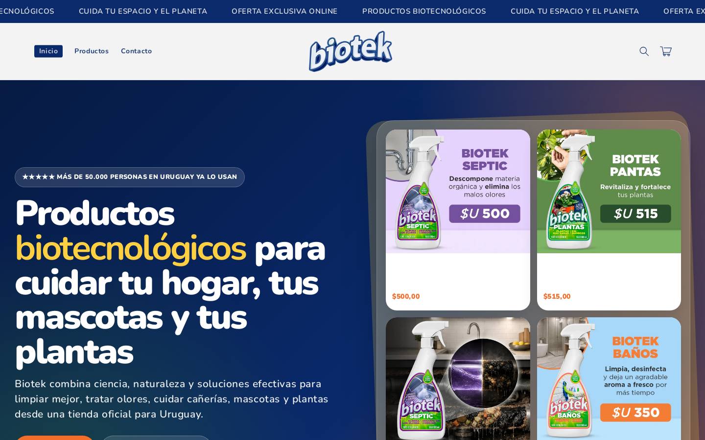 biotekhome.com homepage screenshot