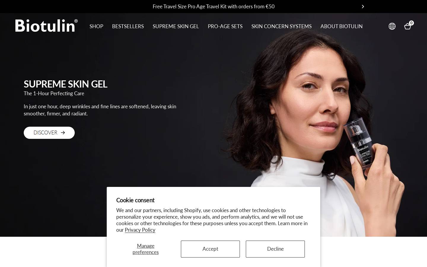 biotulin.com homepage screenshot