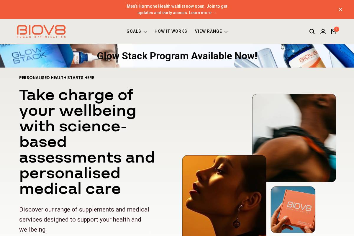 biov8.com.au homepage screenshot