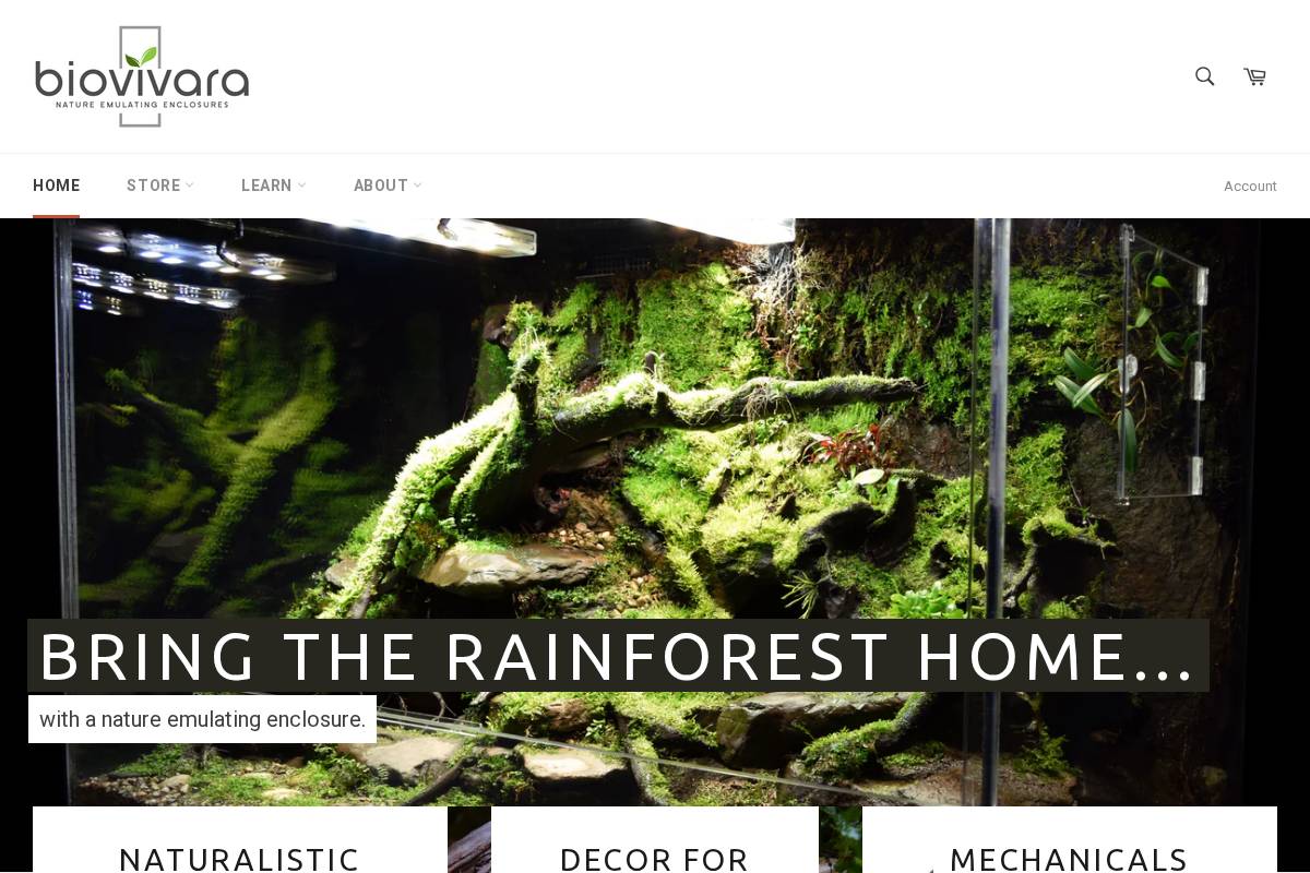 biovivara.com homepage screenshot