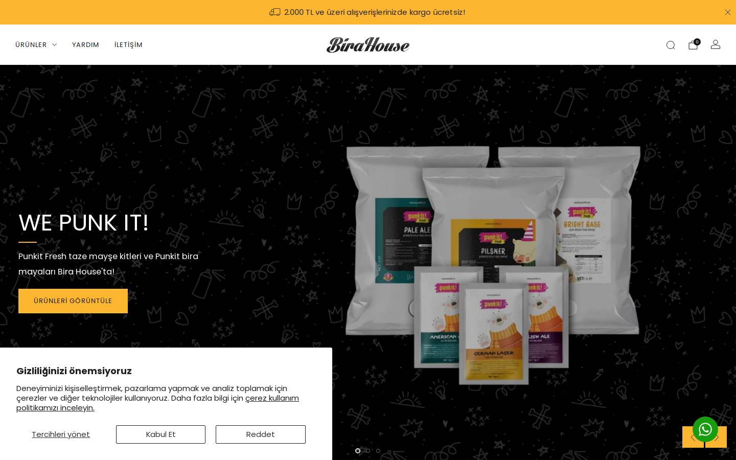 birahouse.com homepage screenshot