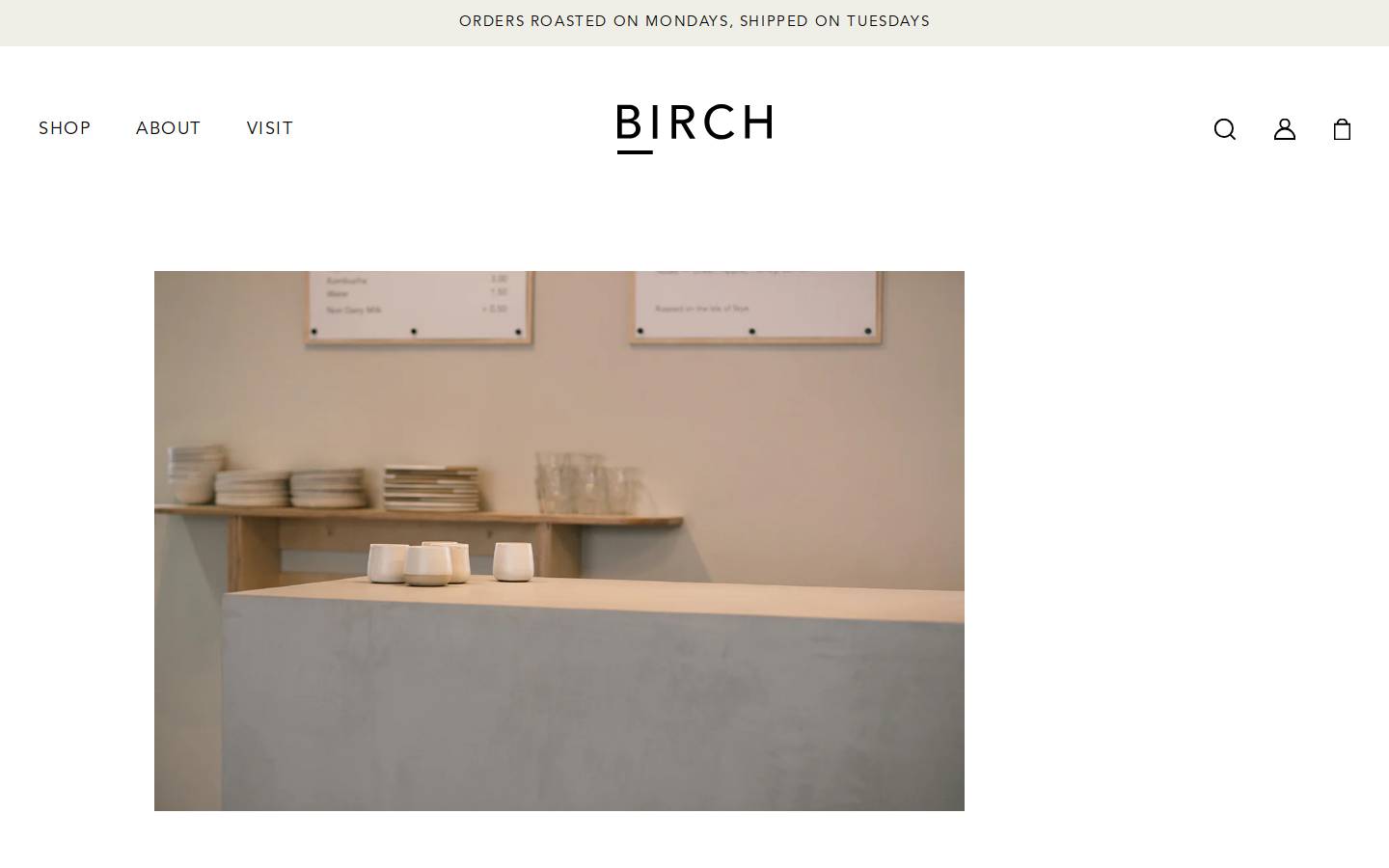 Birch Communications homepage screenshot
