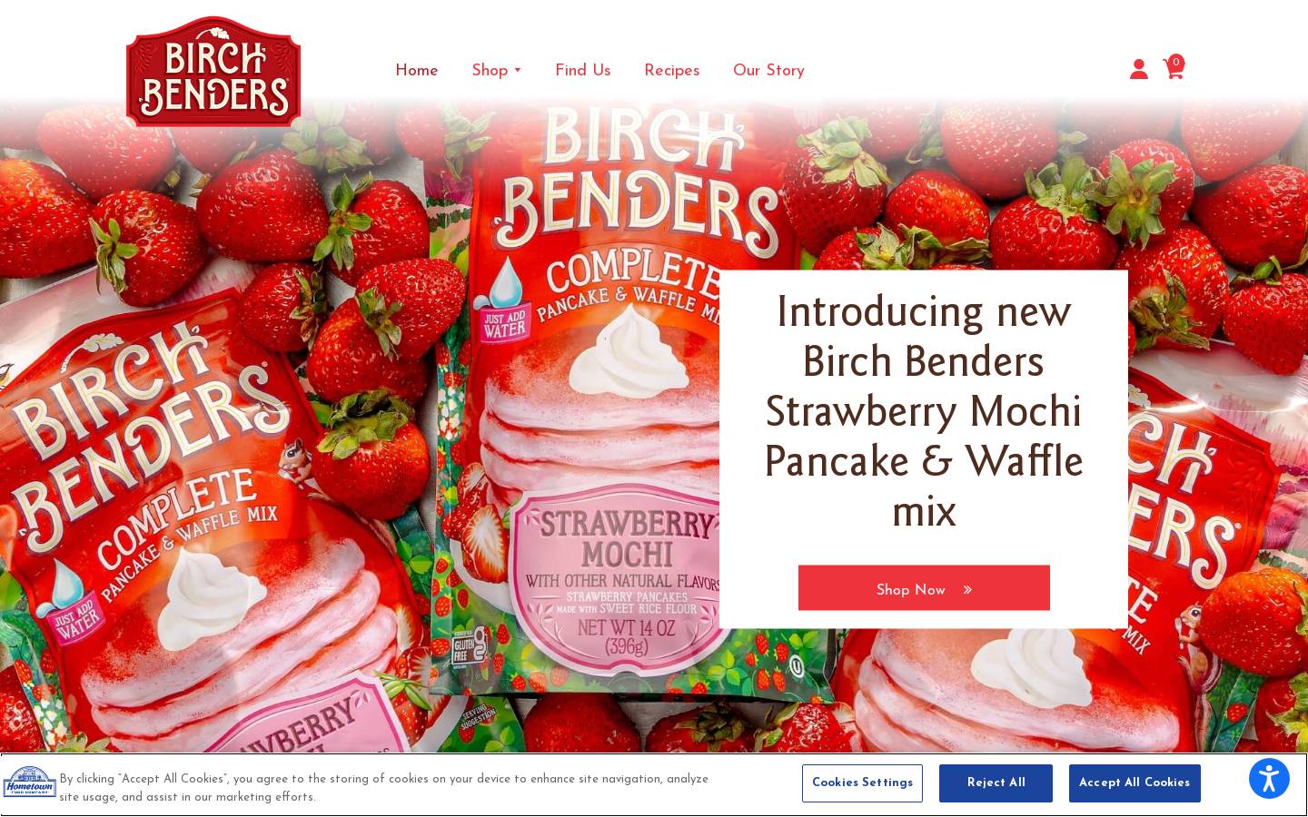 Birch Benders homepage screenshot