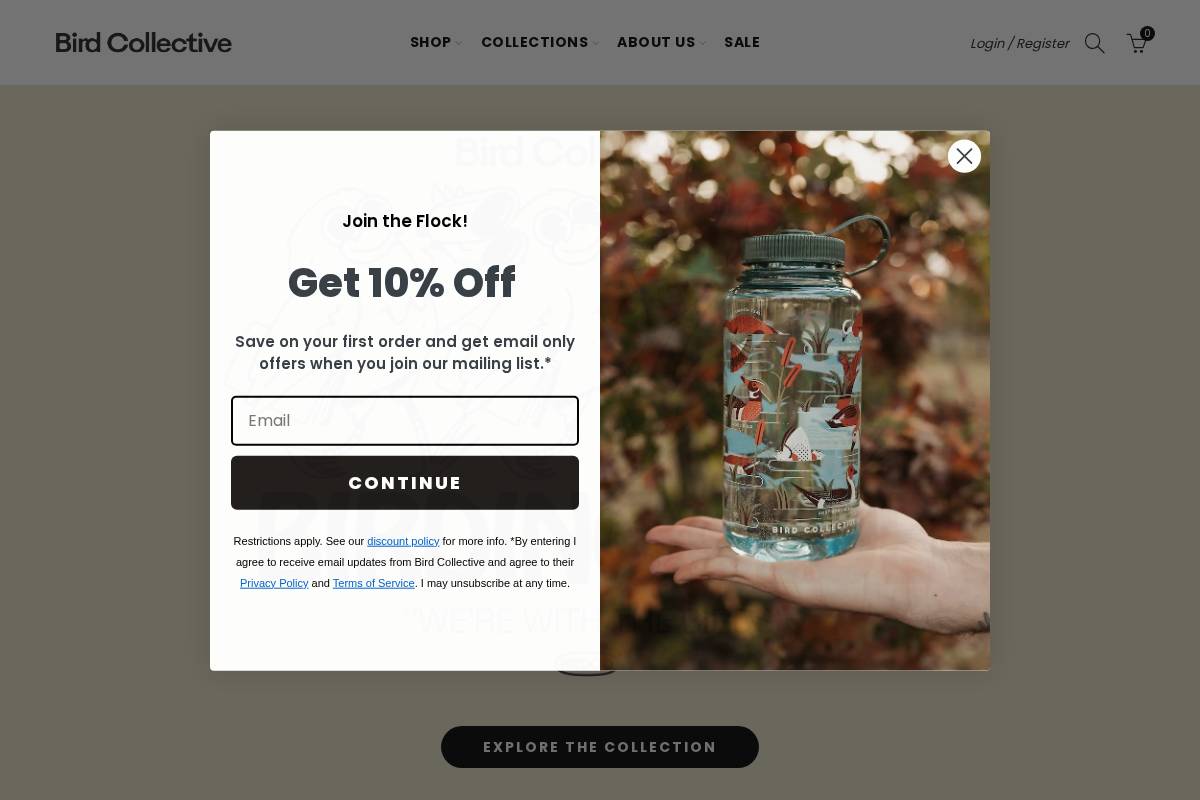 birdcollective.com homepage screenshot